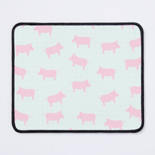 Item preview, Cute Pink Pigs on Blue Background designed and sold by kapotka.