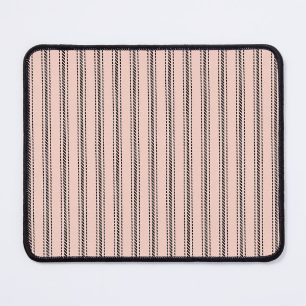 Item preview, Antique Mattress Ticking Stripe Seashell Pink Parchment  designed and sold by LoreliDesigns.