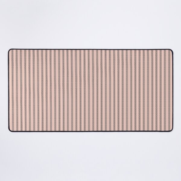 Item preview, Antique Mattress Ticking Stripe Seashell Pink Parchment  designed and sold by LoreliDesigns.