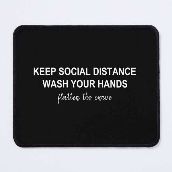 Item preview, Keep social distance Wash your hands Flatten the curve designed and sold by kapotka.
