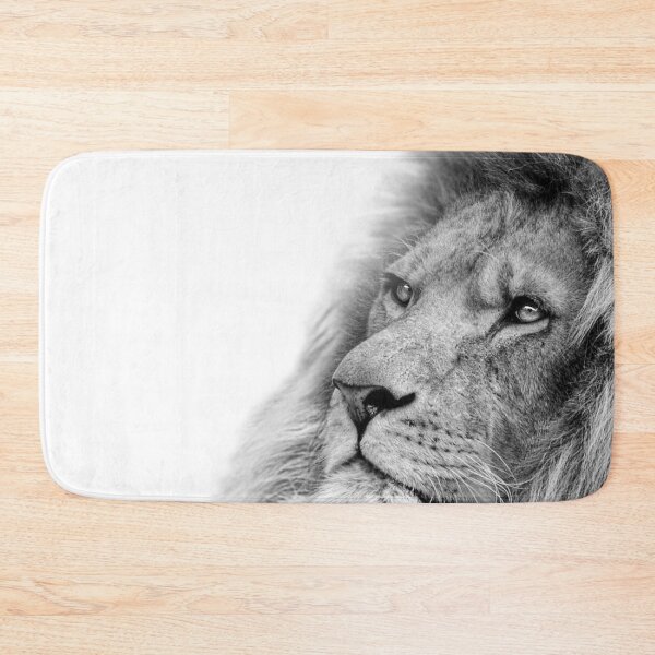Item preview, Lion king isolated on black , Portrait Wildlife animal single	 designed and sold by MarketVisionAV.