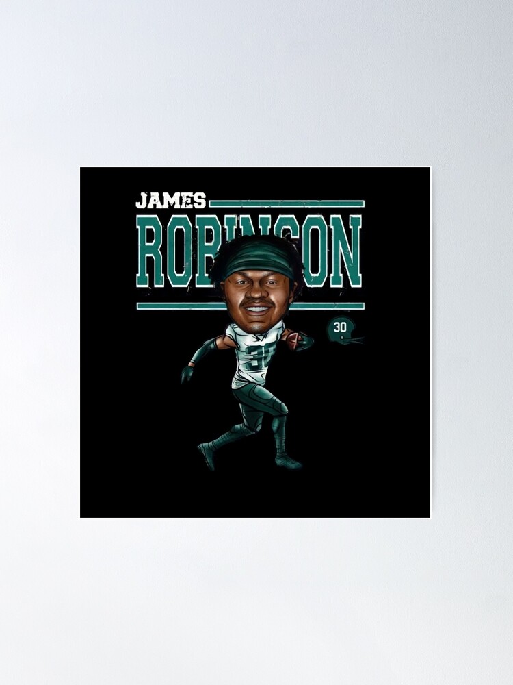 James Robinson Football Paper Poster Jaguars - James Robinson - Sticker