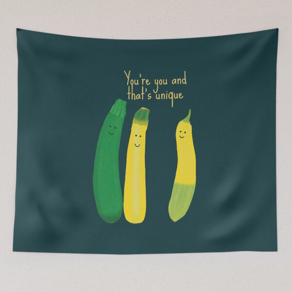 Item preview, Unique, Summer Squash (blue) designed and sold by jvcoart.