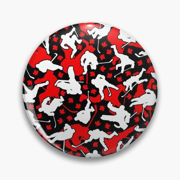 Item preview, Ice Hockey Player Canada Flag Camo Camouflage Pattern designed and sold by GrandeDuc.