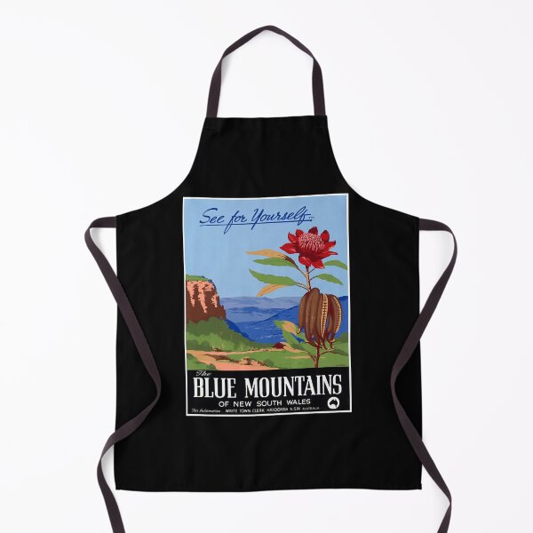 Item preview, Vintage Travel Poster Blue Mountains See for yourself Australia designed and sold by Lazarz8.