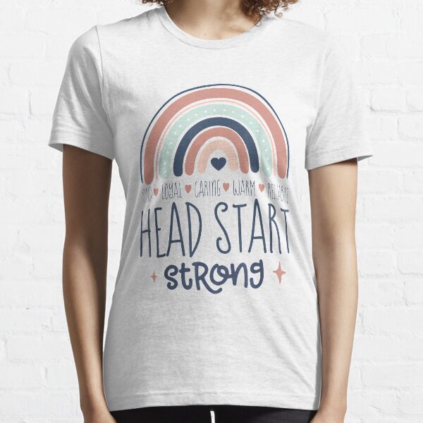 Head Start Strong Early Childhood Education Rainbow ECSE Essential T-Shirt