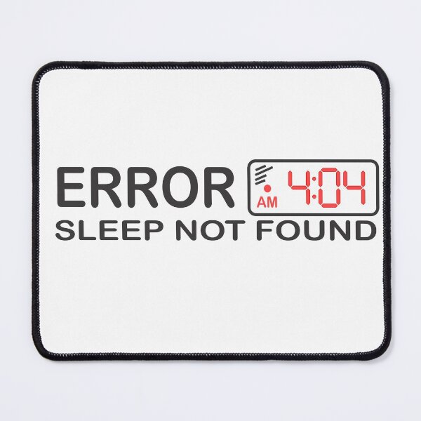 Artikelvorschau, Fehler 404 Sleep Not Found für Entwickler entworfen und verkauft von devtshirts.