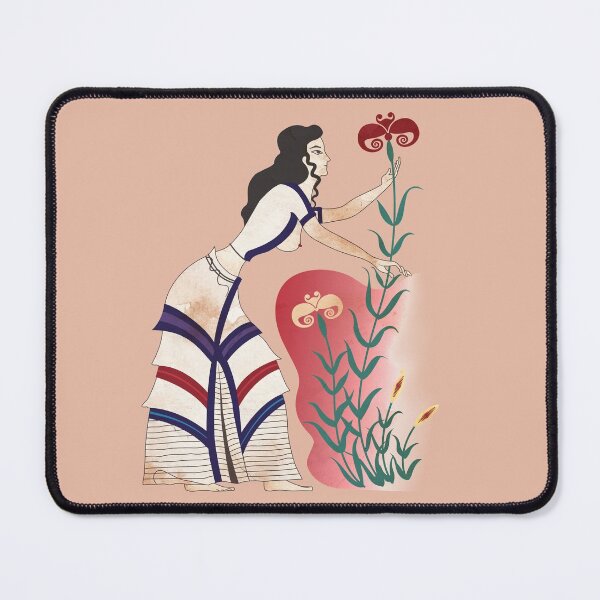 Item preview, Minoan girl with flowers designed and sold by Lefteris Betsis.