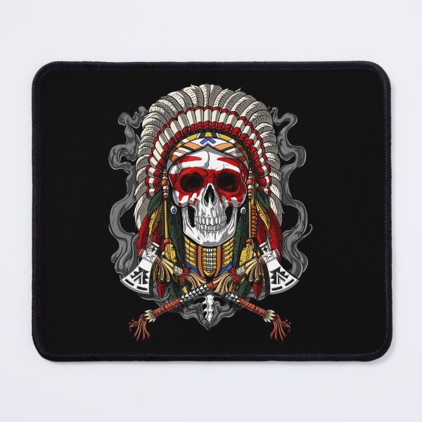 Artikelvorschau, Native American Chief Skull entworfen und verkauft von underheaven.