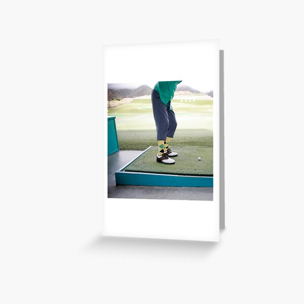 Golf Swing Greeting Card