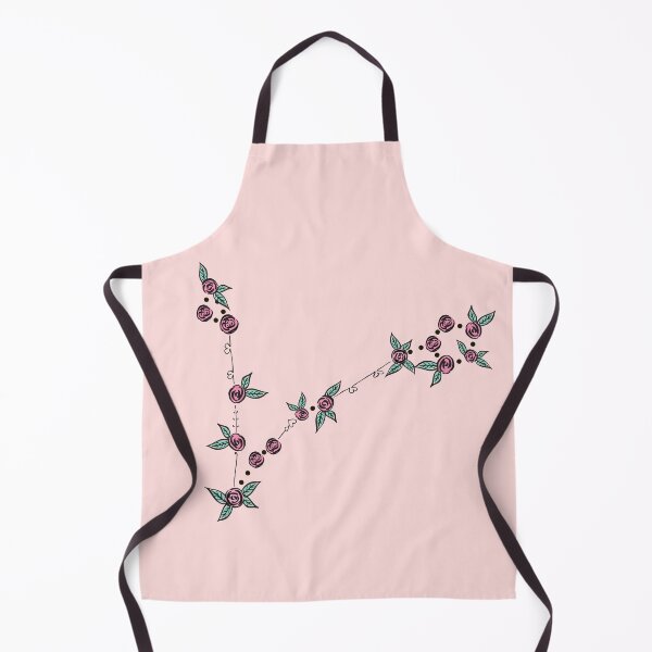 Artikelvorschau, Fische Sternzeichen Konstellation Rosen und Herzen Doodle entworfen und verkauft von EndlessDoodles.