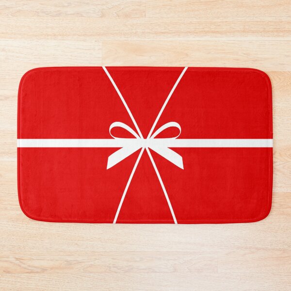 Item preview, Bow present skinny waist belt in hot red background designed and sold by SueKnox.