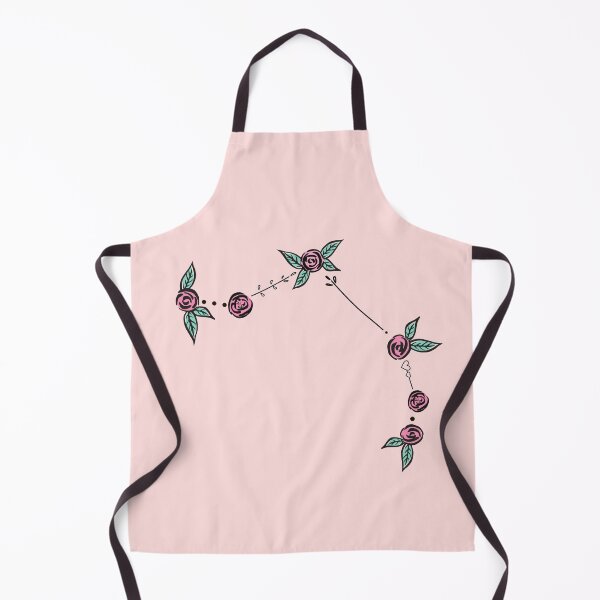 Item preview, Aries Zodiac Sign Constellation Roses and Hearts Doodle designed and sold by EndlessDoodles.