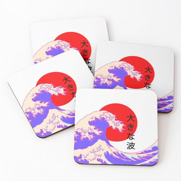 Item preview, Japanese Art Style The Great Wave with Colorful Pastel designed and sold by heyitsIrish.