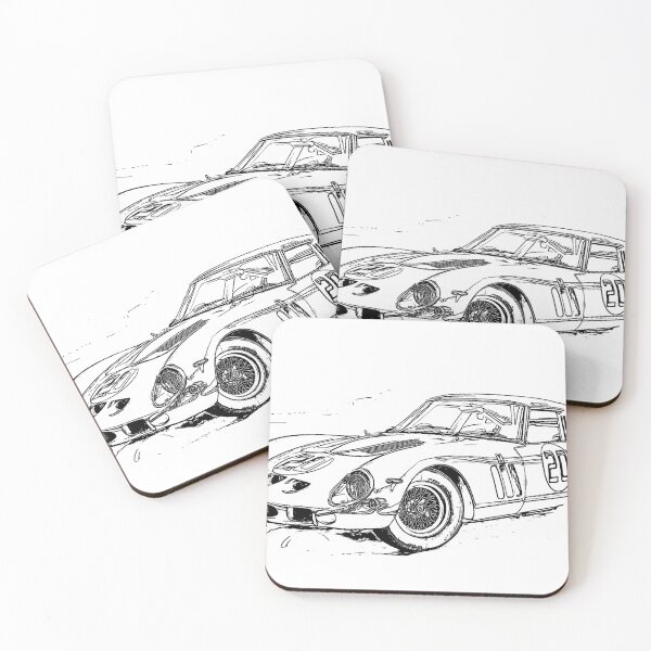 Item preview, 250 GTO Art Splash Wireframe Print designed and sold by Auto-Prints.