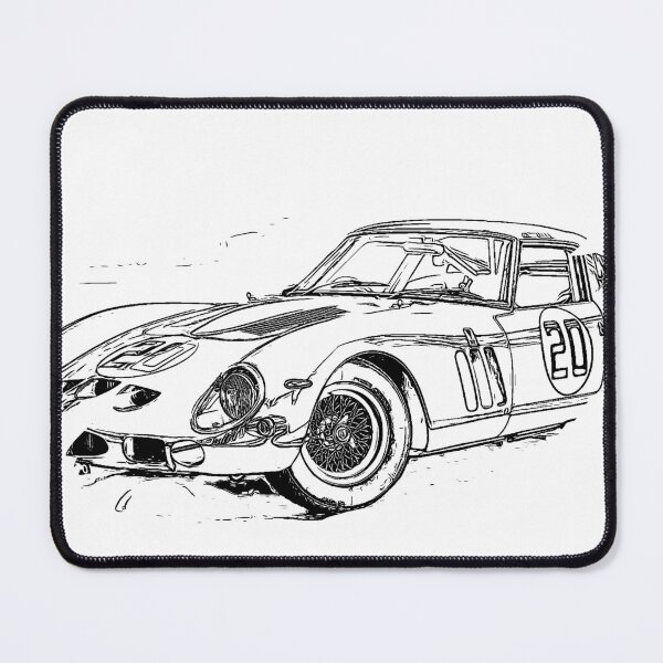 Item preview, 250 GTO Art Splash Wireframe Print designed and sold by Auto-Prints.
