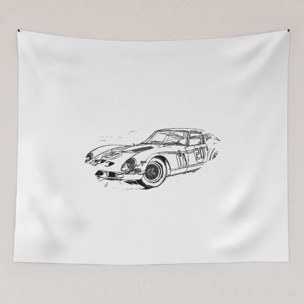 Item preview, 250 GTO Art Splash Wireframe Print designed and sold by Auto-Prints.