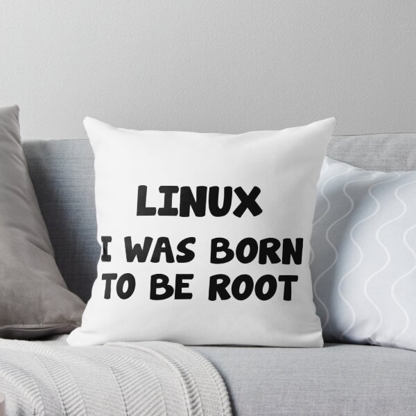 Item preview, Linux Born to be Root funny saying designed and sold by Onorato Bellgardt.
