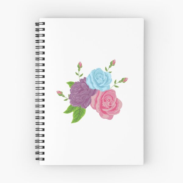 Item preview, Delicate Purple, Pink and Blue Flowers designed and sold by MEBH.