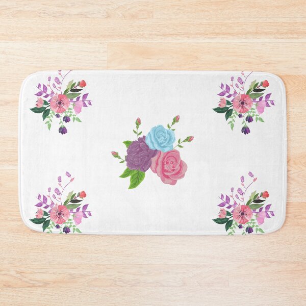 Item preview, Delicate Purple, Pink and Blue Flowers designed and sold by MEBH.