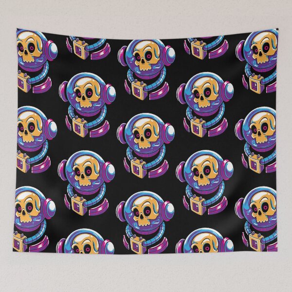 Item preview, Fancy Skull Astronaut  designed and sold by aanKammler8.