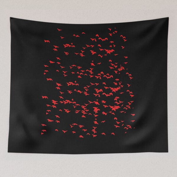 Item preview, Large flock of birds designed and sold by oilycake.