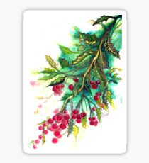 Christmas Holly Sticker