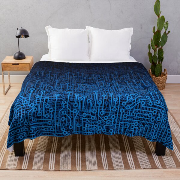 Item preview, Reboot III BLUE Computer Circuit Board Pattern designed and sold by GrandeDuc.