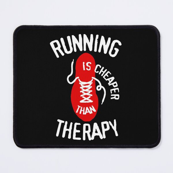 Item preview, Running Is Cheaper Than Therapy Runner Squad Shoe Trainer designed and sold by GrandeDuc.