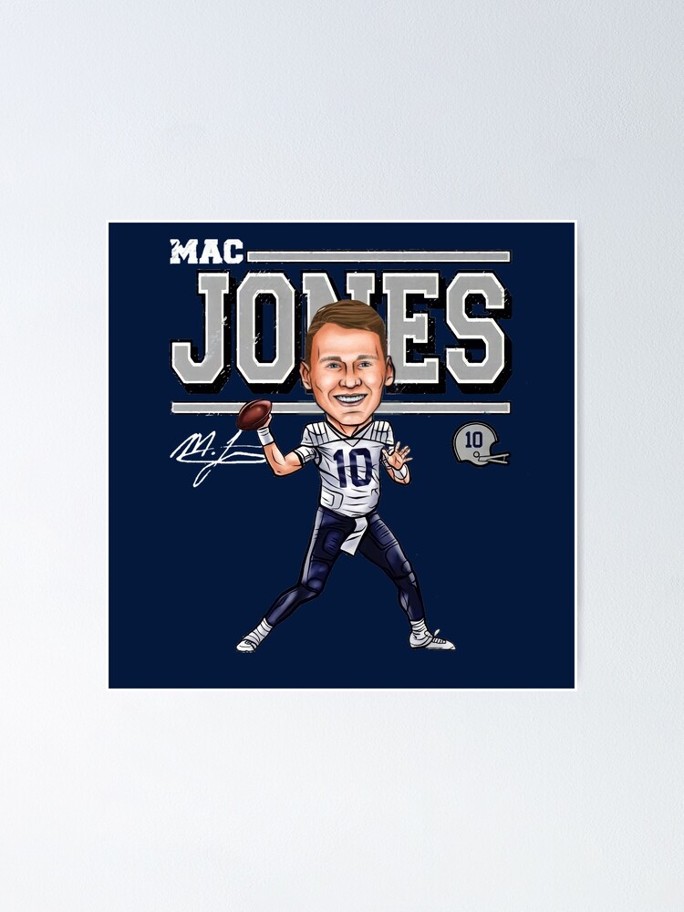 Mac Jones Poster New England Patriots Print Kids Gift Gym 