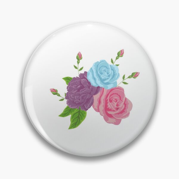 Item preview, Delicate Purple, Pink and Blue Flowers designed and sold by MEBH.