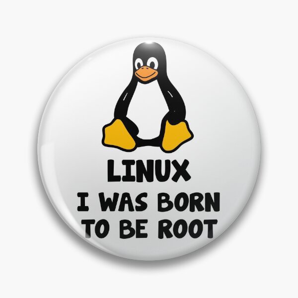 Aperçu de l'œuvre Dire drôle d'administrateur système de racine de Linux avec le pingouin créée et vendue par Onorato Bellgardt.