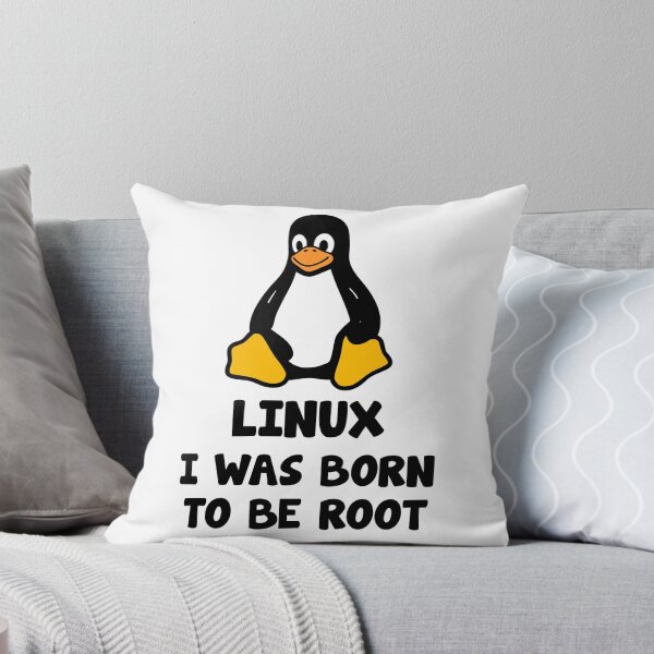 Item preview, Linux root sysadmin funny saying with penguin designed and sold by Onorato Bellgardt.