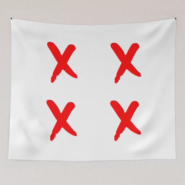 Item preview, Medium Red x Mark Symbol 4 pack designed and sold by Loving-school.
