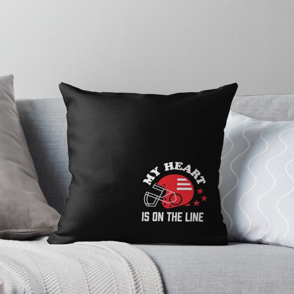 Item preview, American football, My heart is on the line. designed and sold by Freewind-Studio.