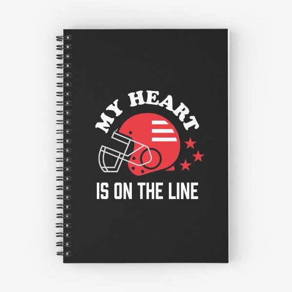 Item preview, American football, My heart is on the line. designed and sold by Freewind-Studio.