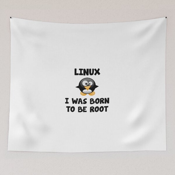 Item preview, Linux root programmer funny saying designed and sold by Onorato Bellgardt.