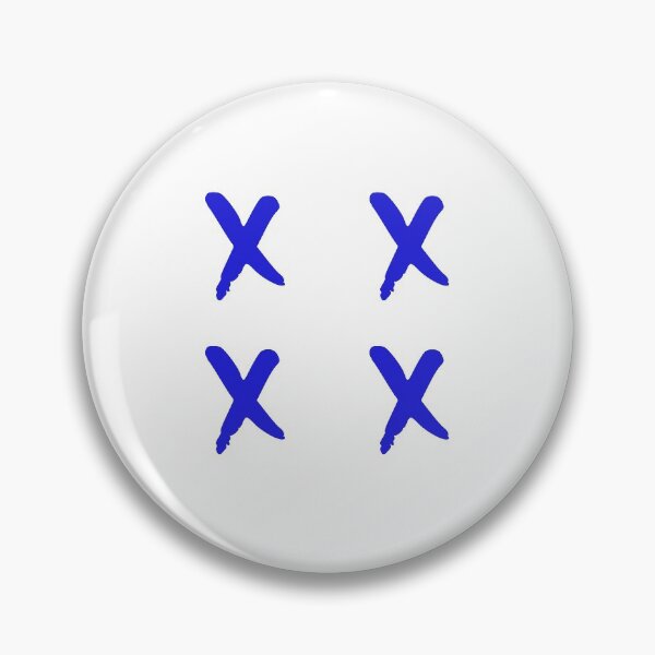 Item preview, Medium Blue x Mark Symbol 4 pack designed and sold by Loving-school.