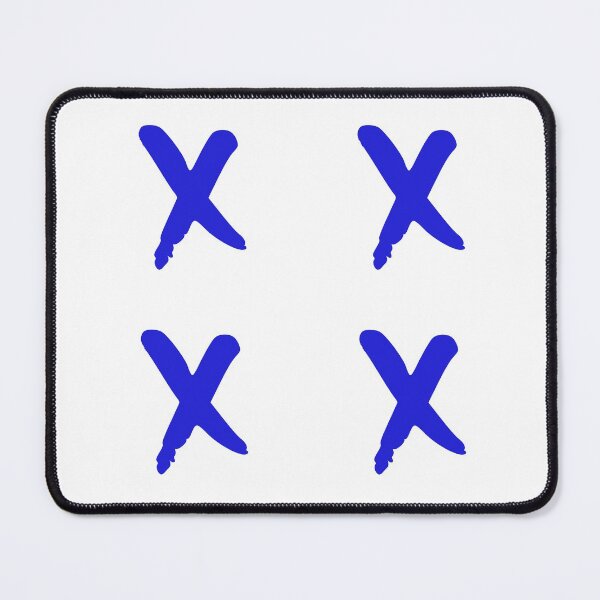 Item preview, Medium Blue x Mark Symbol 4 pack designed and sold by Loving-school.
