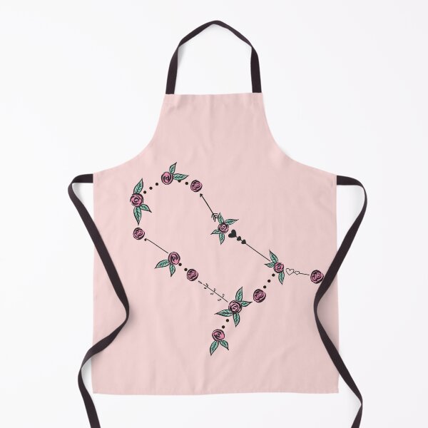 Item preview, Gemini Zodiac Sign Constellation Roses and Hearts Doodle designed and sold by EndlessDoodles.