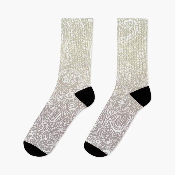 Item preview, Intense geometric - white on pastel ombré designed and sold by Claire Bowley.
