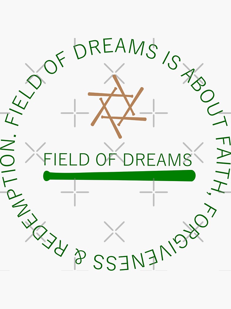 "field of dreams merch" Sticker for Sale by Toozidi Redbubble