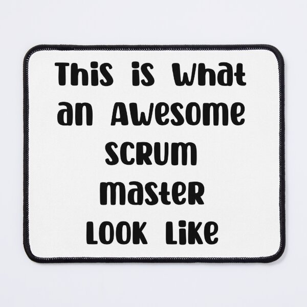 Item preview, Awesome Scrum Master - white designed and sold by Amerant.