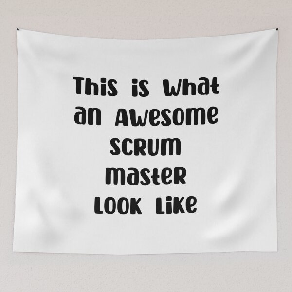 Item preview, Awesome Scrum Master - white designed and sold by Amerant.