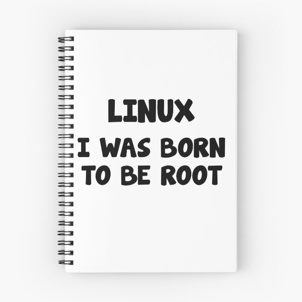 Item preview, Linux Born to be Root funny saying designed and sold by Onorato Bellgardt.