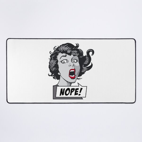 Item preview, Nope! Shocked Sarcastic Pop Art Girl designed and sold by GrandeDuc.