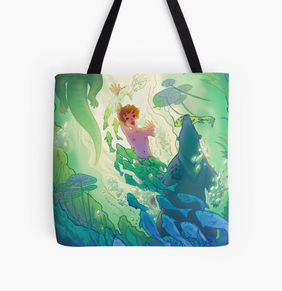 The Swamp Prince All Over Print Tote Bag