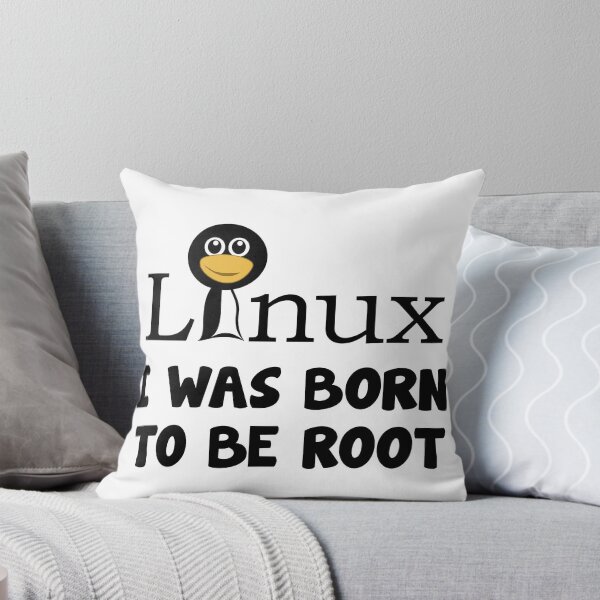 Item preview, Linux Born to be Root cool saying designed and sold by Onorato Bellgardt.