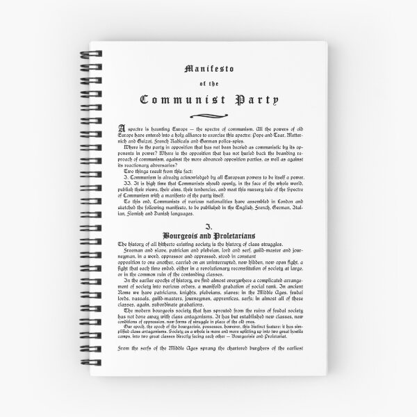 Item preview, The Communist Manifesto (Black) designed and sold by Hot-To-Trot.