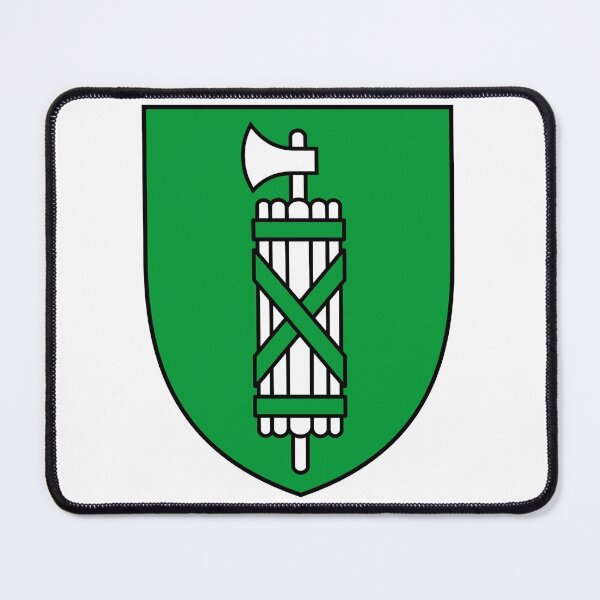 Item preview,  Wappen des Schweizer Kantons St. Gallen, Stemma del Canton San Gallo in Svizzera designed and sold by Stratoguayota.